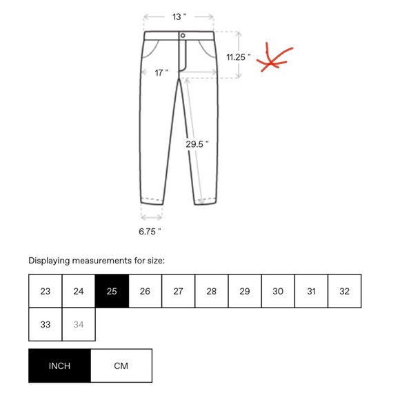 Agolde Criss-Cross Straight Jeans in Feverish - Size 25 - Picture 12 of 13